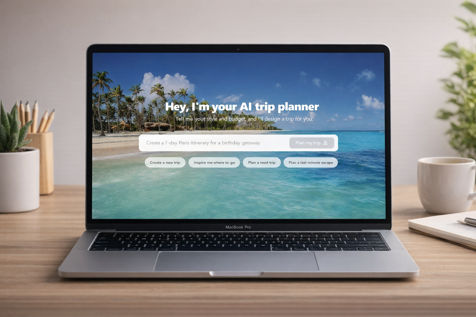 AI Travel Agent Hero